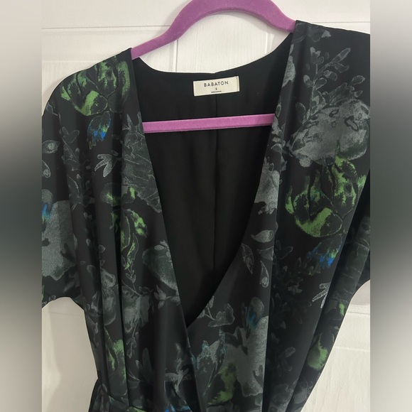 Babaton Aritzia Floral Wrap Dress - Picture 3 of 3